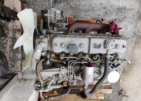 खुदाई SY55 ZX70 मूल धातु सामग्री के लिए 4JG1 डीजल प्रयुक्त इंजन असेंबली: