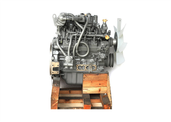 43KW ISUZU 4LE2 इंजन, 4 सिलेंडर डीजल इंजन स्टील सामग्री खुदाई के लिए SK75-8
